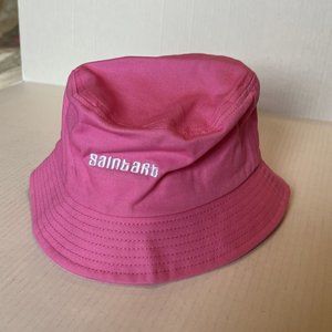 Saint Art Pink Bucket Hat Sz M Boonie Brim Sun Safari Summer Camping Bea…